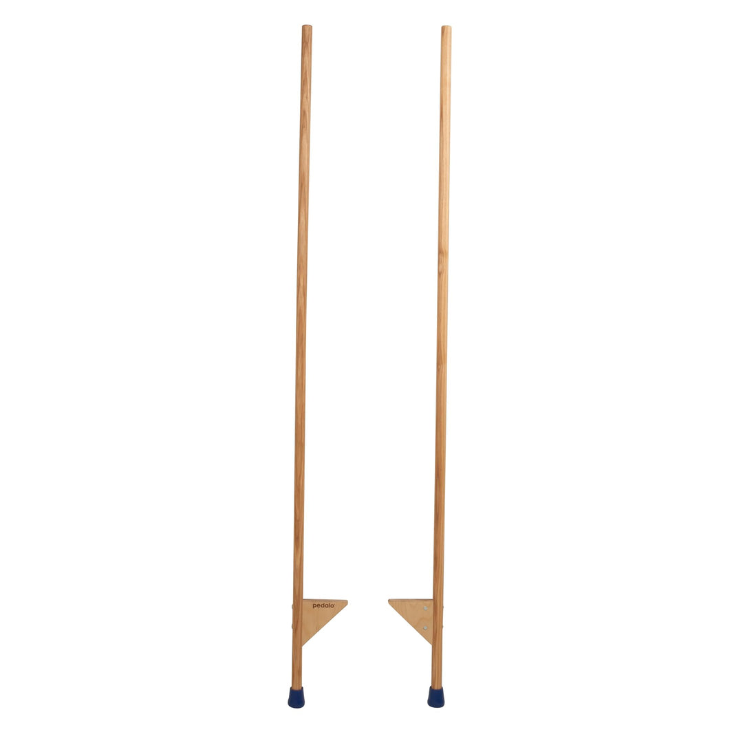pedalo Stelzen 170 cm I verstellbare Holzstelze I Antirutsch-Gummifuss I extrem stabil für Kinder un