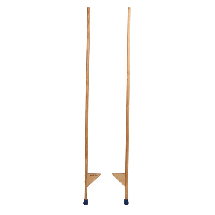 pedalo Stelzen 170 cm I verstellbare Holzstelze I Antirutsch-Gummifuss I extrem stabil für Kinder un