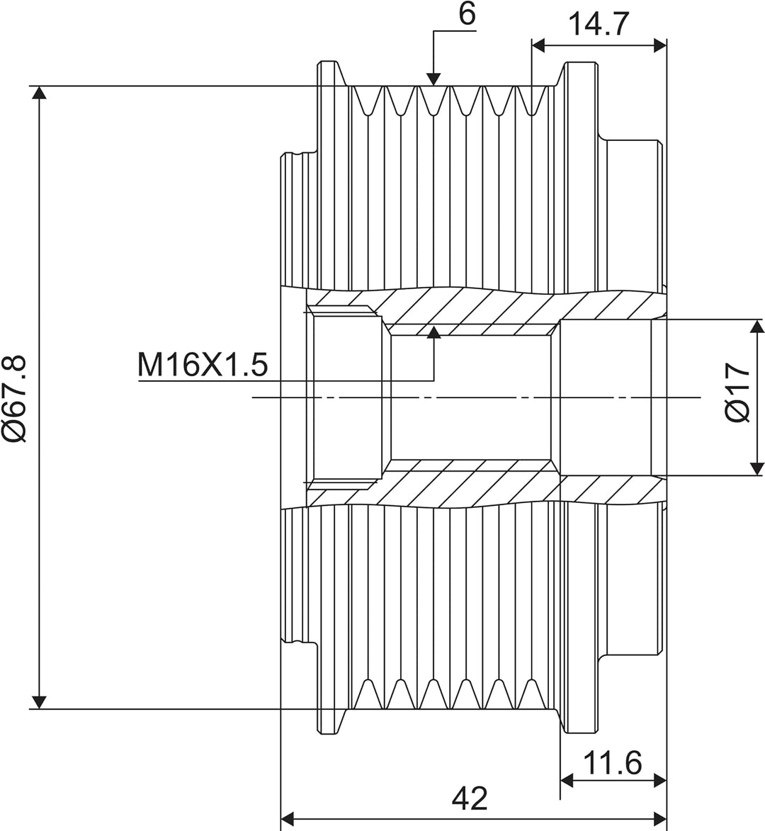 VALEO Generatorfreilauf 588050