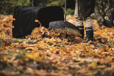 Fiskars Grosser PopUp-Gartensack mit Griffen, Platzsparend faltbar, Fassungsvermögen: 219 L, Höhe: 7