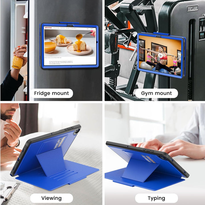 SEYMAC stock Hülle für Samsung Galaxy Tab A9 Plus/ A9+ 11 Zoll, Stossfeste Hülle mit [Mehreren Winke