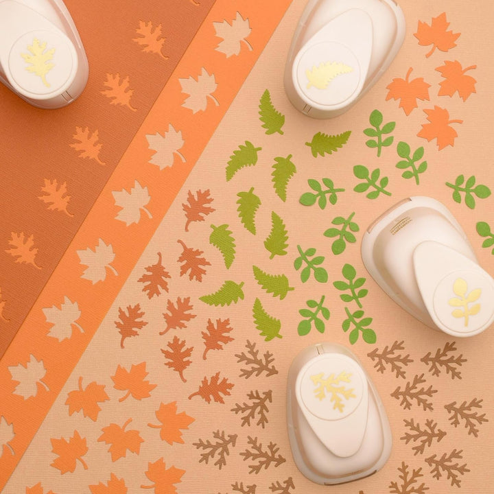Vaessen Creative Stanzer Set - Motivstanzer - Herbst - 5 Stück - Tonpapier und Bastelmaterial bis zu
