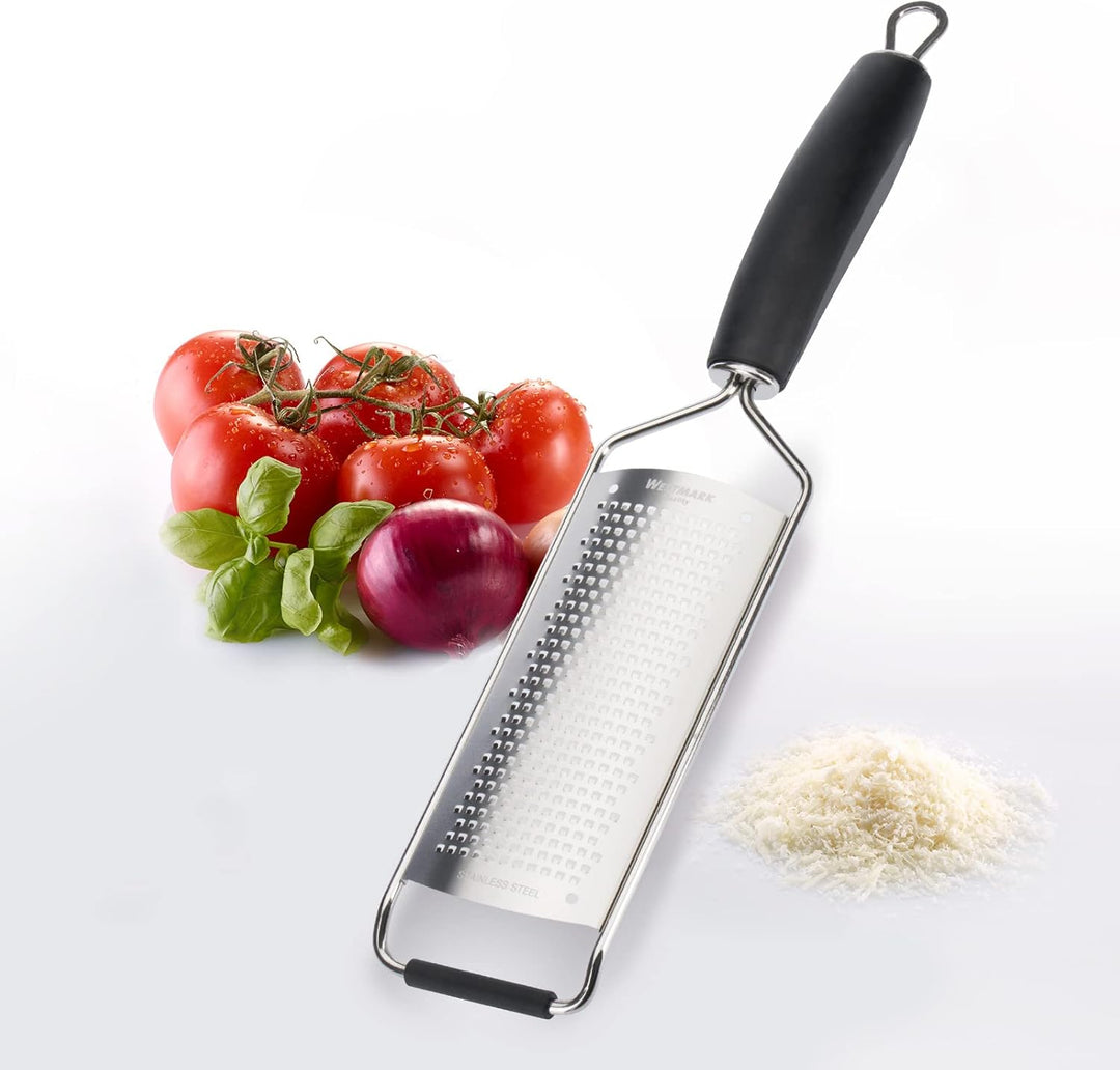 Westmark Reibe, Fein, Rostfreier Edelstahl/Kunststoff, Technicus-Square, Schwarz/Silber, 14102270 Te