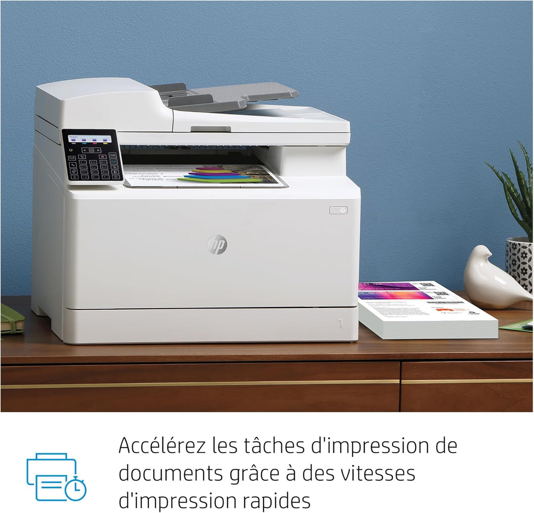 HP Color LaserJet Pro M183fw Multifunktions-Farblaserdrucker (Drucker, Scanner, Kopierer, Fax, WLAN,