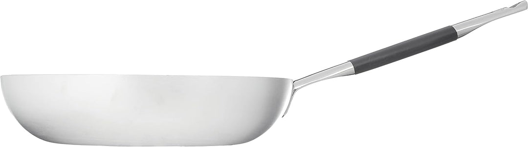 Pentole Agnelli ALSA111BINF32 Kochgeschirr versenkt Hoch versenkte Aluminiumpfanne, Edelstahlgriff,