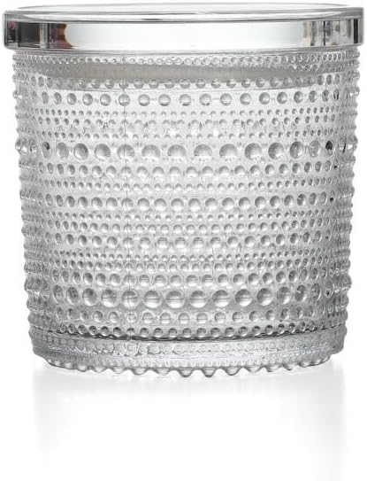 Iittala - Kastehelmi - Vorratsbehälter/Dose mit Deckel/Vorratsglas - 116x114mm - Klar