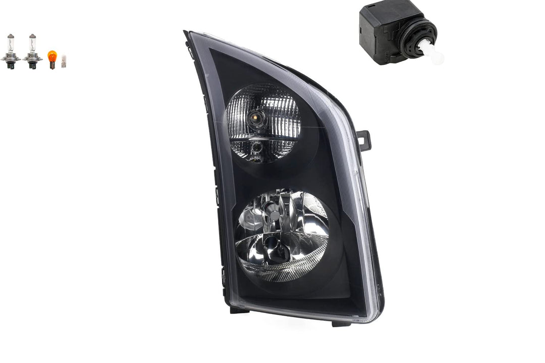 Johns, Scheinwerfer passend für VW Crafter 2E 04/2006-05/13 Rechts Leucht. + Stellmotor