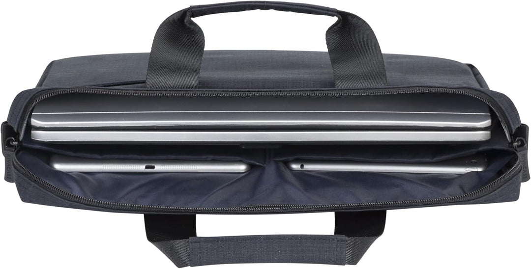 Rivacase Unisex 8355 8355BLACK Notebooktasche für 17,3 Zoll (17,3 cm), Einfarbig