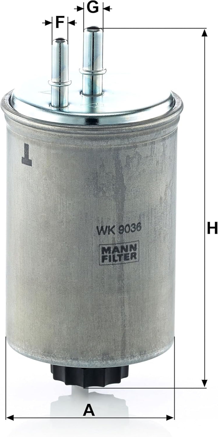 MANN-FILTER WK 9036 Kraftstofffilter – Für Nutzfahrzeug