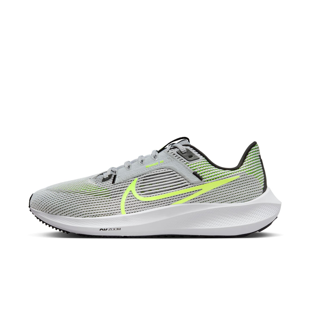 Nike Herren Air Zoom Pegasus 40 Sneaker 42.5 EU Wolfgrau Schwarz Weiss, 42.5 EU Wolfgrau Schwarz Wei