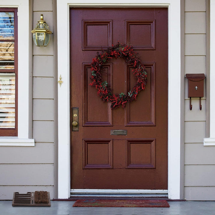 Relaxdays Schuhabstreifer, aus Gusseisen, grosse Bürste, Stiefelknecht, antikes Design, Aussenbereic