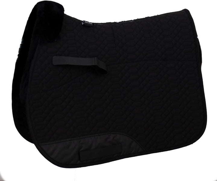 Engel Reitsport Lammfell Schabracke Half Lined SCHABRA1-VSS-SCH-SCH Steppstoff schwarz Fell schwarz