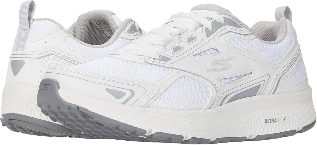 Skechers Herren Running Shoes 40 EU Weiss, 40 EU Weiss