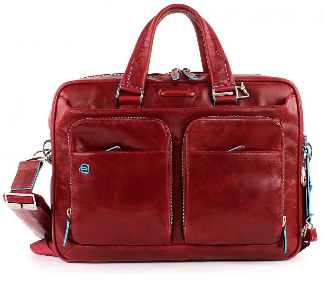 Piquadro Blue Square 15 '' Aktentasche mit Laptop-Fach, Rosso (rot) - CA2849B2/R Einheitsgrösse Rot,