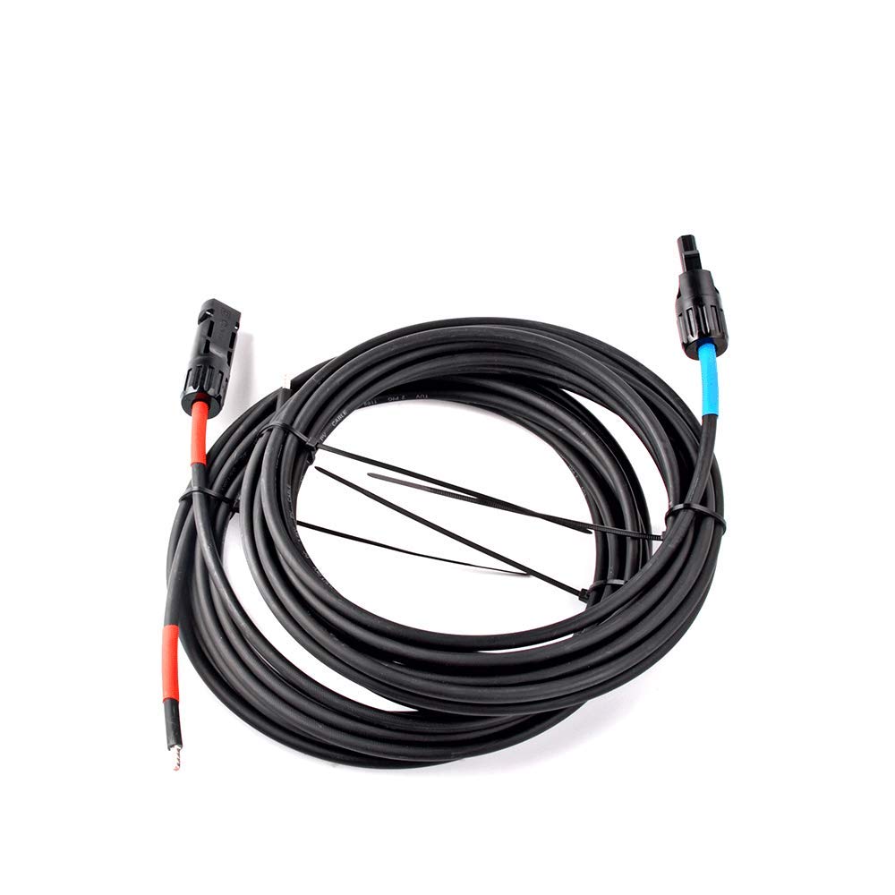WATTSTUNDE MVK10.5-10mm² Anschlusskabel Solarmodul zu Laderegler MC kompatible (5m, 10mm²) 5m 10mm²,