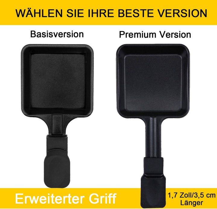 Kosmosta Antihaftbeschichtete Mini-Grill-Käsepfanne Schmelzzubehör für Raclettes Ersatzbleche Raclet