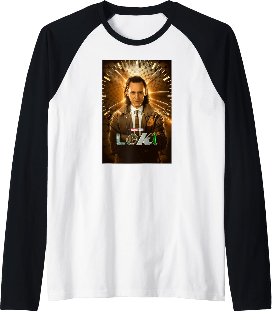 Marvel Loki TVA Variant Disney+ Series Poster Raglan