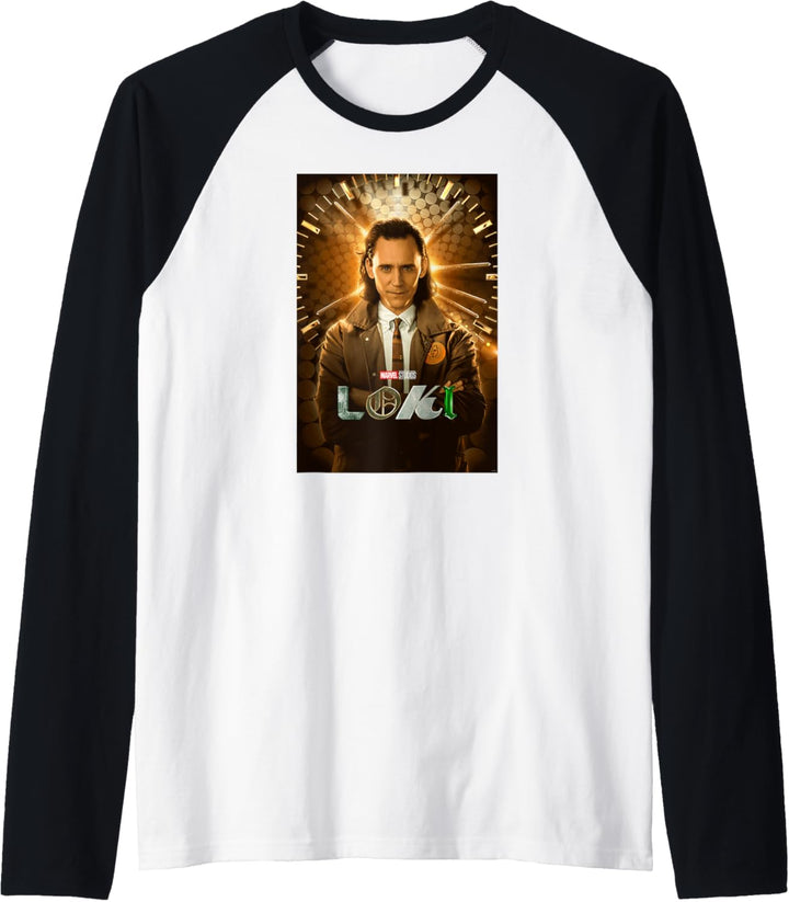Marvel Loki TVA Variant Disney+ Series Poster Raglan