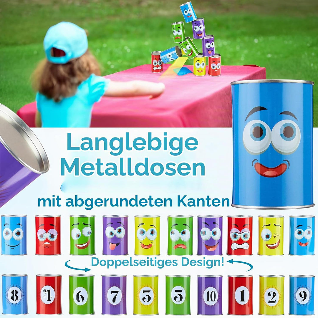 KreativeKraft Outdoor Spiele für Kinder Set Kindergeburtstag Spiele für Draussen Party Wurfspiele Ga