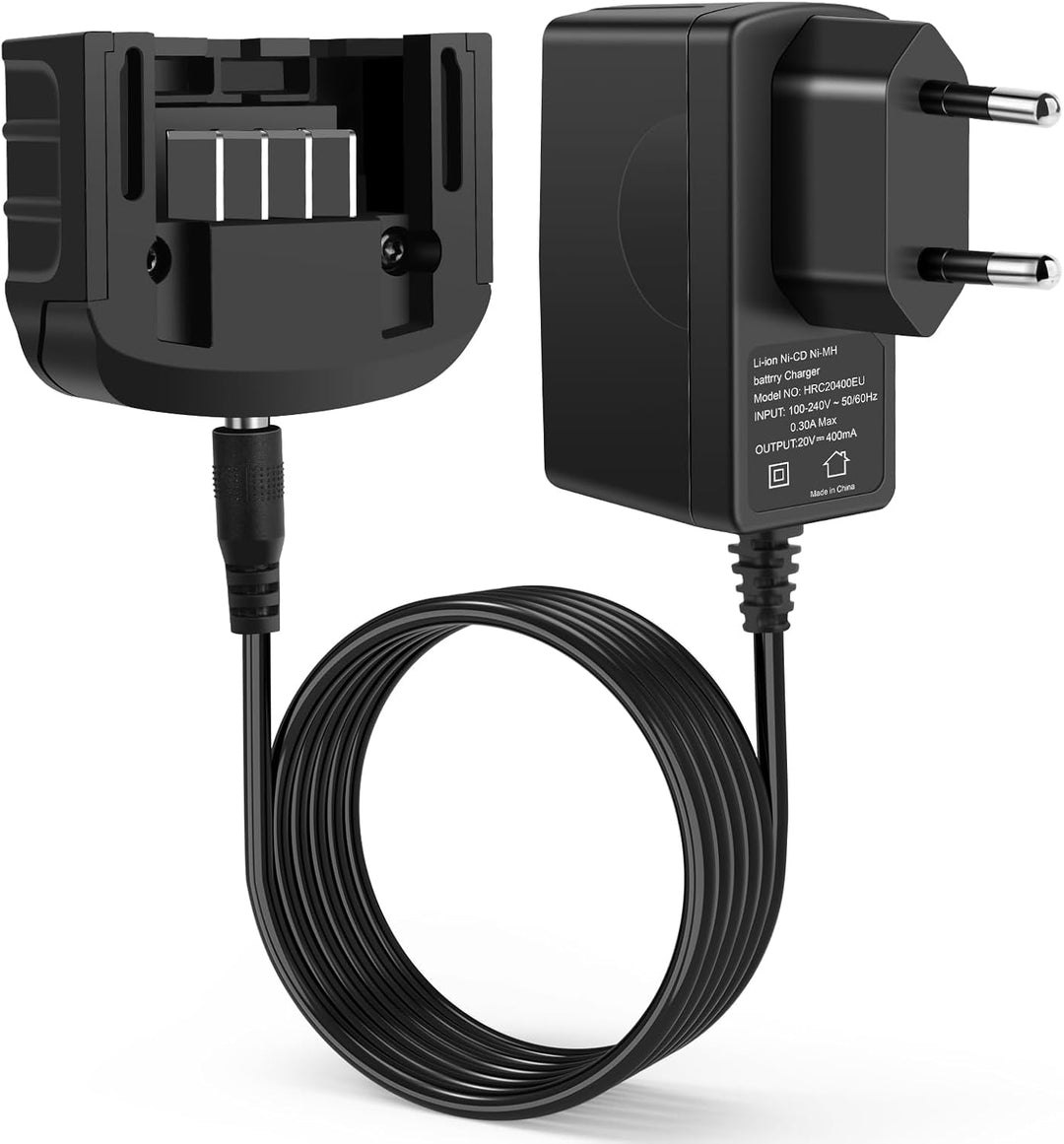 18V/20V Ladegerät Kompatibel mit Black & Decker, ASUNCELL Akku Schnellladegerat für Black & Decker B