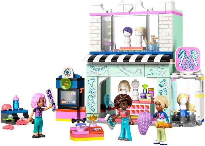 LEGO Friends Friseursalon - Kreatives Spielzeug zum Bauen für Rollenspiele - Mit 3 Minifiguren, Skat