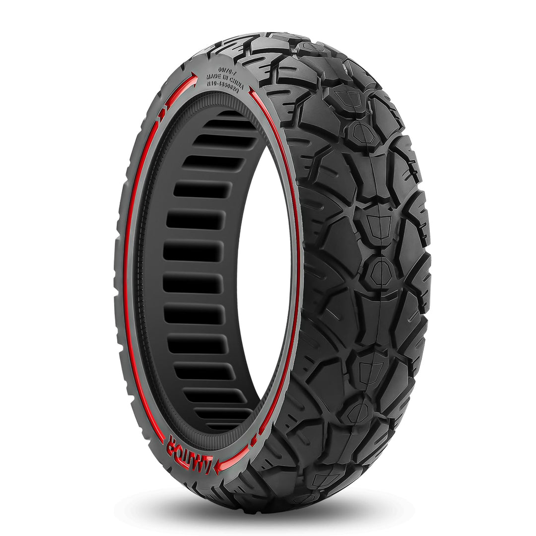 Amitor Vollgummireifen E Scooter 10 Zoll, für Xiaomi 4 Pro Reifen 60/70-7.0, E Scooter Reifen 10 Zol