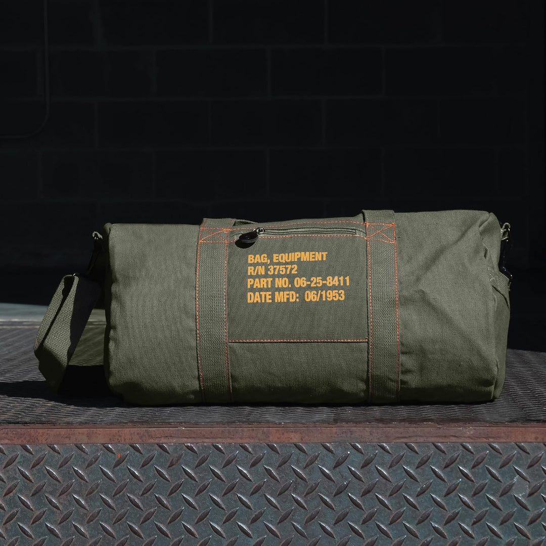 Rothco Reisetasche aus Segeltuch – Reise- und Turnbeutel aus schwerem Baumwoll-Leinen-Material – ide