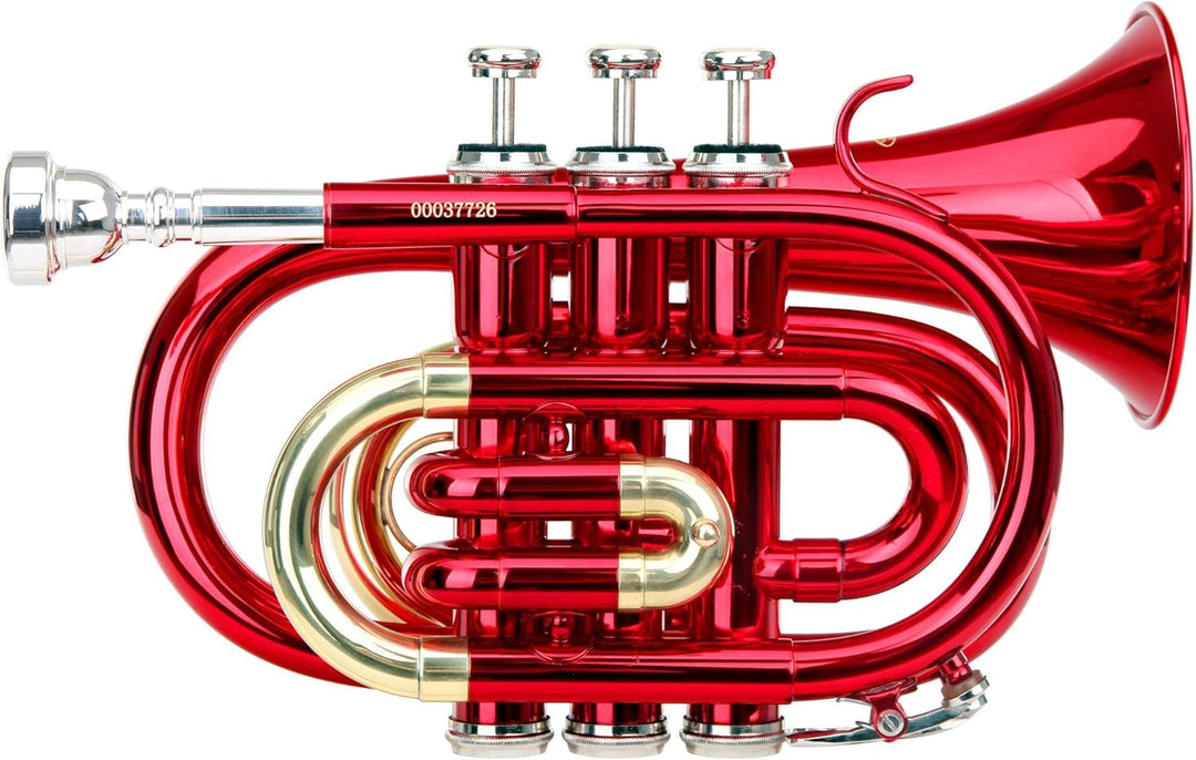 Classic Cantabile Brass TT-400 Bb-Taschentrompete (Messing, Schallbecher Durchmesser: 93 mm, Bohrung