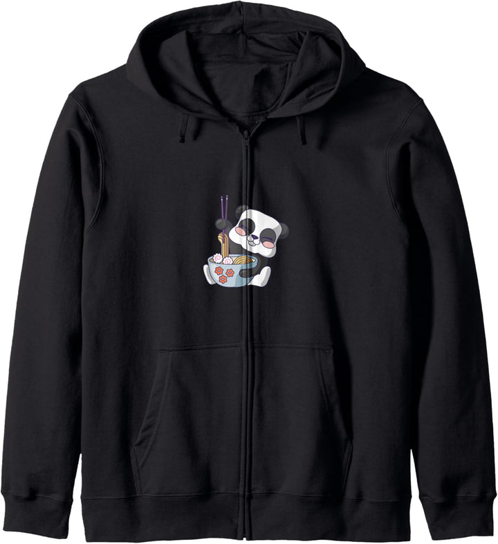 Niedlicher Affe mit Ramen - Kawaii Designs Kapuzenjacke