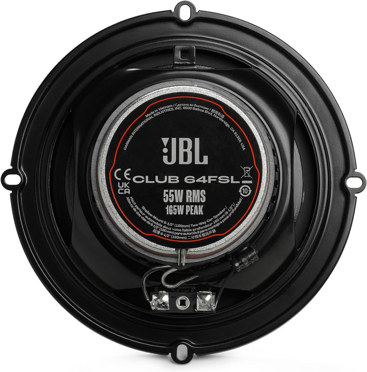 JBL Club Gen3 64FSL 6.5'' (16cm) Lautsprechersatz Koaxial Flach