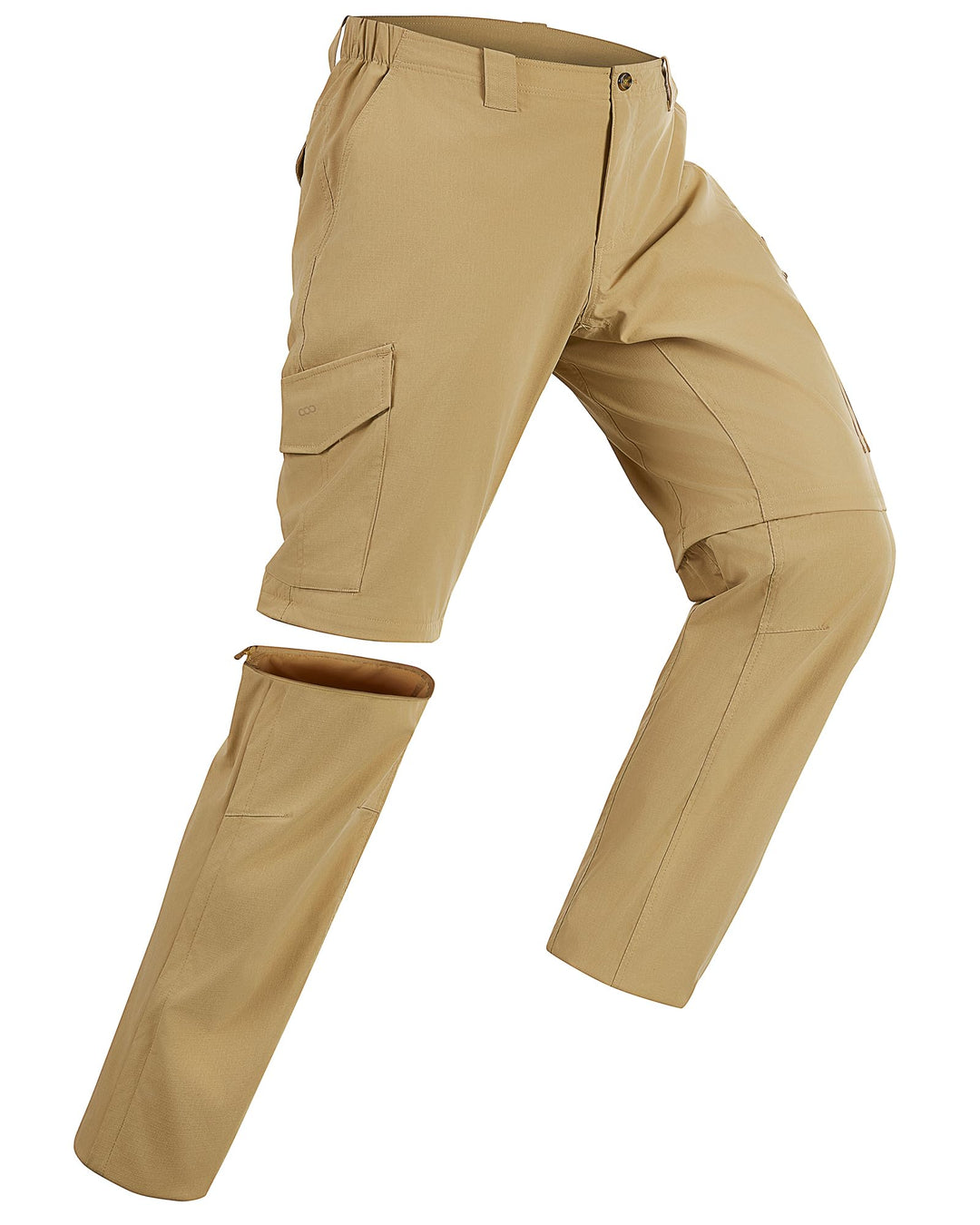 33,000ft Wanderhose Herren Zip Off Trekkinghose, Atmungsaktiv Abnehmbar Stretch Outdoorhose mit 6 Ta