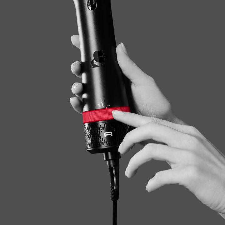Rowenta x Karl Lagerfeld CF635L Express Style Warmluftbürste | 5-in-1 Stylingbürste | Keratin & Glow