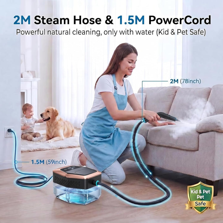 Dampfreiniger Handgerät Handdampfreiniger Dampfreiniger für Alles Steam Cleaner Handlicher für Fussb