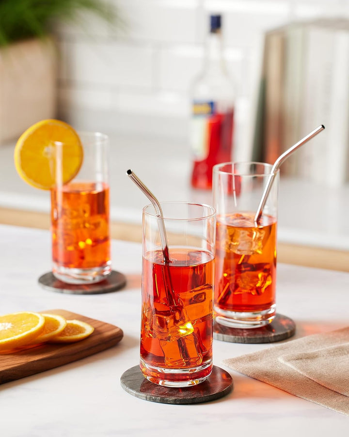 SCHOTT ZWIESEL Longdrinkglas Convention (6er-Set), geradlinige Trinkgläser für Longdrinks, spülmasch