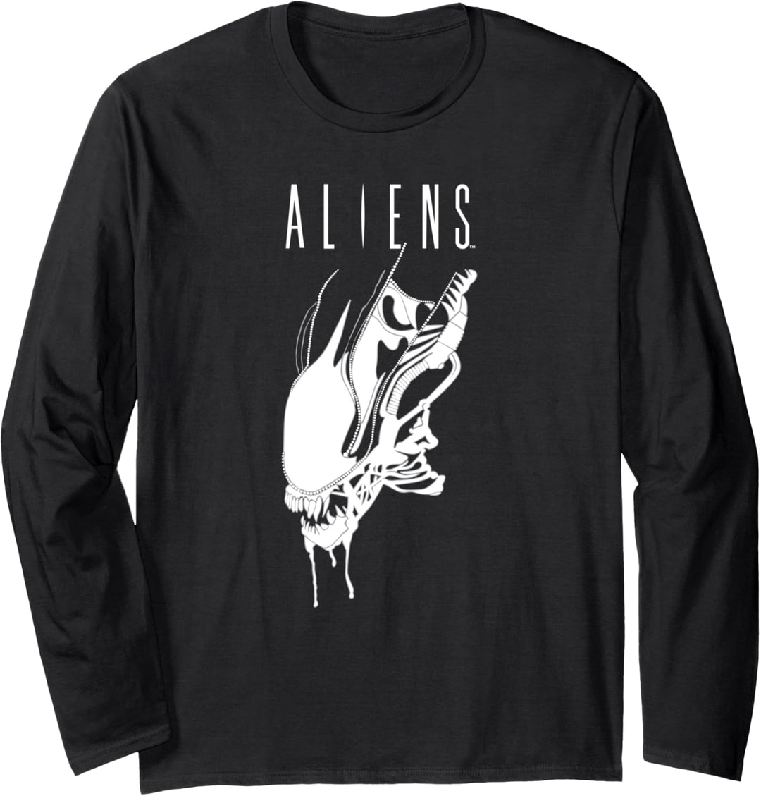 Aliens Xenomorph Creature Retro Movie Langarmshirt