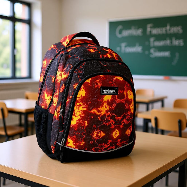 KiddiBex Schulrucksack Teenager Jungen Set 2 Teilig - Schulrucksack Jungen, Schulranzen Jungen ab 5.