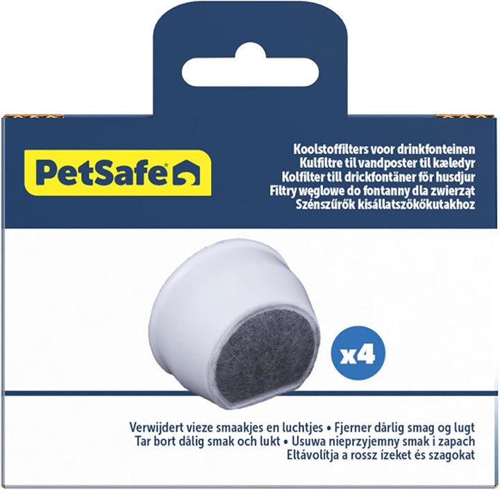 PetSafe Ersatz-Aktivkohlefilter für Drinkwell-Keramik-Trinkbrunnen, Sauberes Trinkwasser für Hunde u