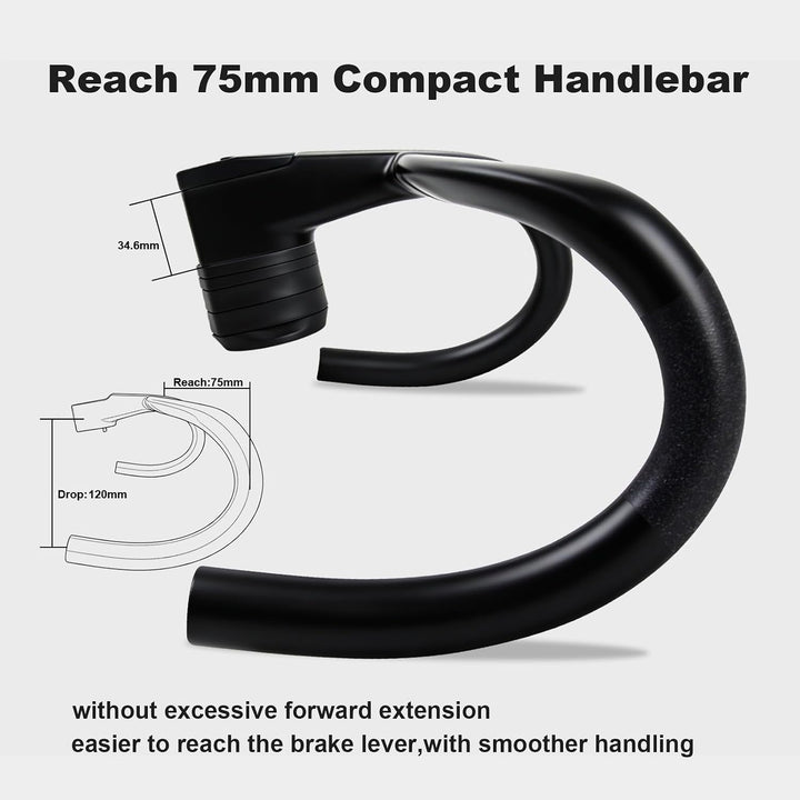 1-1/8"integrierter rennrad lenker RXL SL carbon aero rennrad lenker integrierter vorb flare-winkel 6