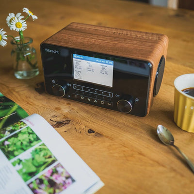 Albrecht DR 866 Seniroren und Blindenradio - mit Sprachausgabe und grossem Display, schwarz, 27866