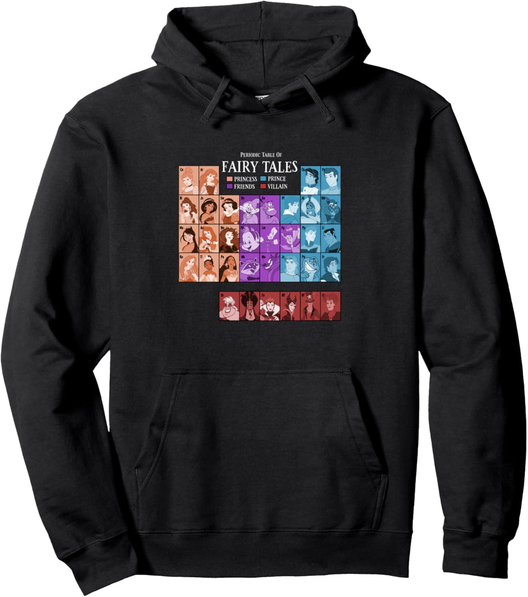 Disney Princess Periodic Table Fairy Tales Pullover Hoodie