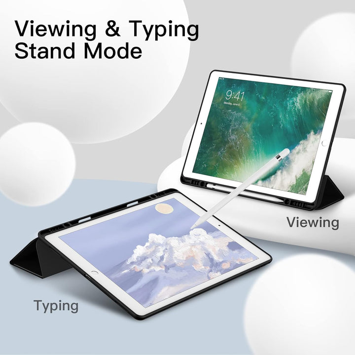 JETech Hülle für iPad Pro 12,9 Zoll (Modell 2015/2017, 1./2. Generation) mit Stifthalter, Dünne Tabl