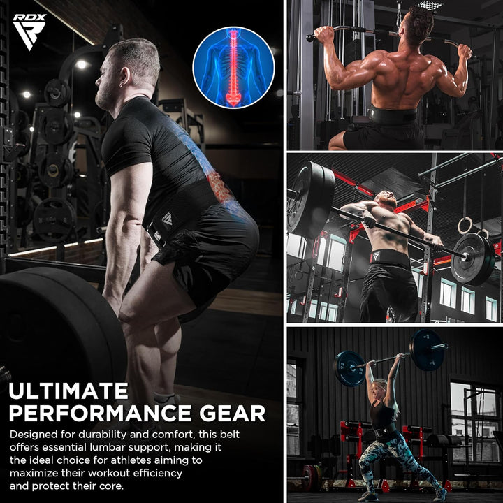 RDX 4” Gewichthebergürtel, Auto-Lock Trainingsgürtel, Powerlifting Krafttraining Bodybuilding Fitnes