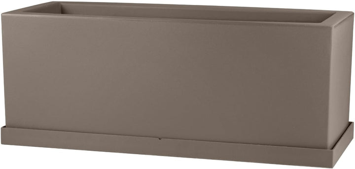 TERAPLAST Blumentopf Schio Cassa 100 cm Made in Italy recyclebar 100 cm Bronze, 100 cm Bronze