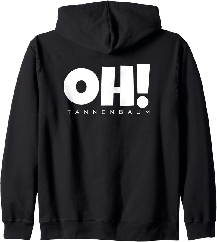 Oh Tannenbaum (Weiss) Weihnachten Weihnachts Kapuzenjacke