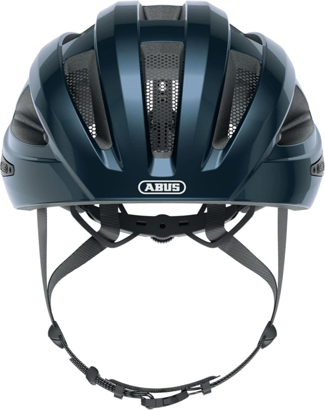 ABUS Rennradhelm Macator - sportiver Fahrradhelm für Einsteiger - auch für Zopfträger/-innen - für D
