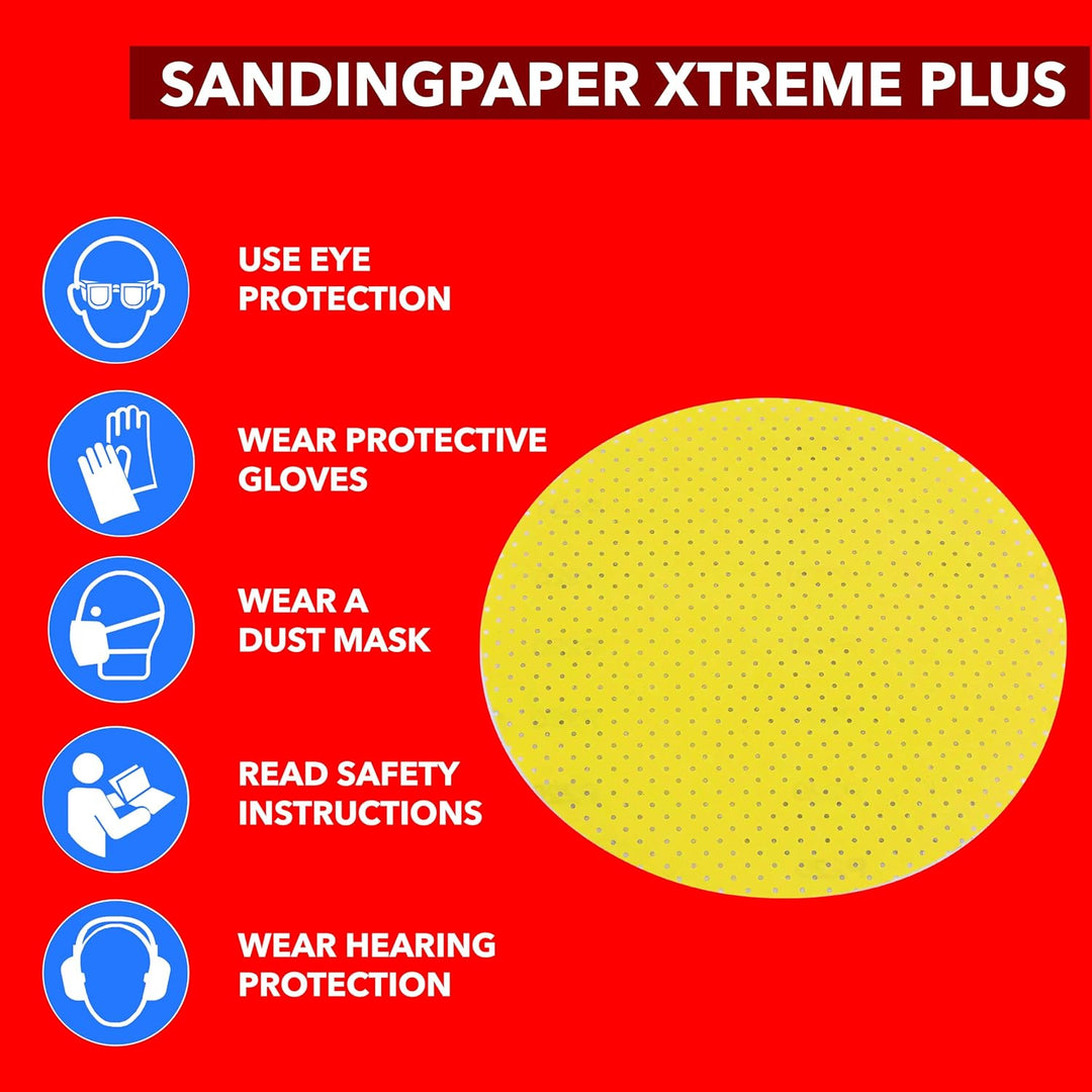 Flex Klett-Schleifpapier rund (Schleifpapier perforiert) D225 PF-P220 VE25-260.236 225 diameter, 220