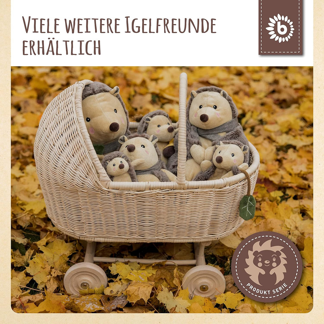 Bieco Baby Krabbeldecke Ø 70 cm | Igel Motiv Activity Decke Baby | Krabbeldecke für Baby | Geeignet