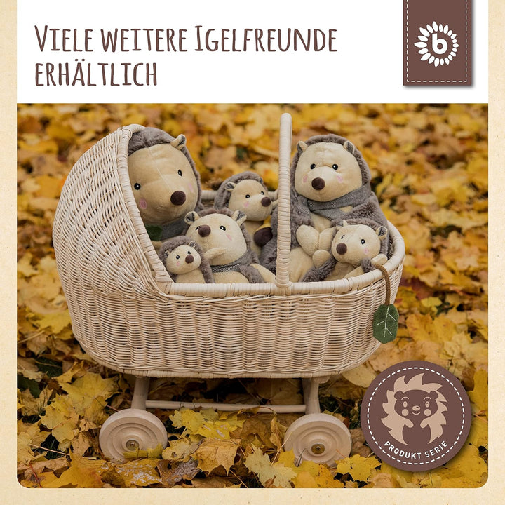 Bieco Baby Krabbeldecke Ø 70 cm | Igel Motiv Activity Decke Baby | Krabbeldecke für Baby | Geeignet