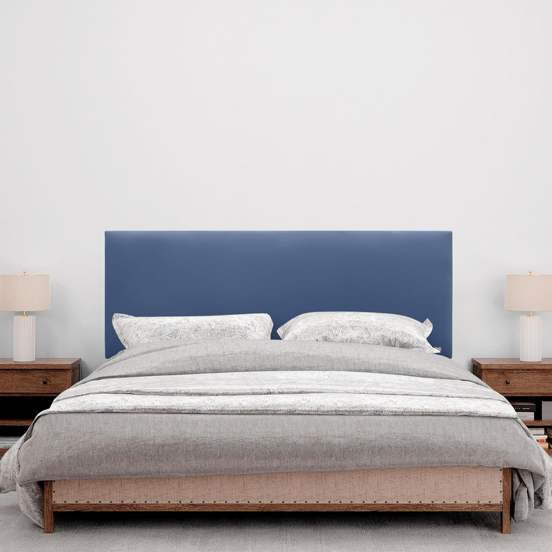 DHOME Kopfteil aus Kunstleder oder Stoff AQUALINE Glattes gepolstertes Kopfteil Luxusbett Kopfteil (