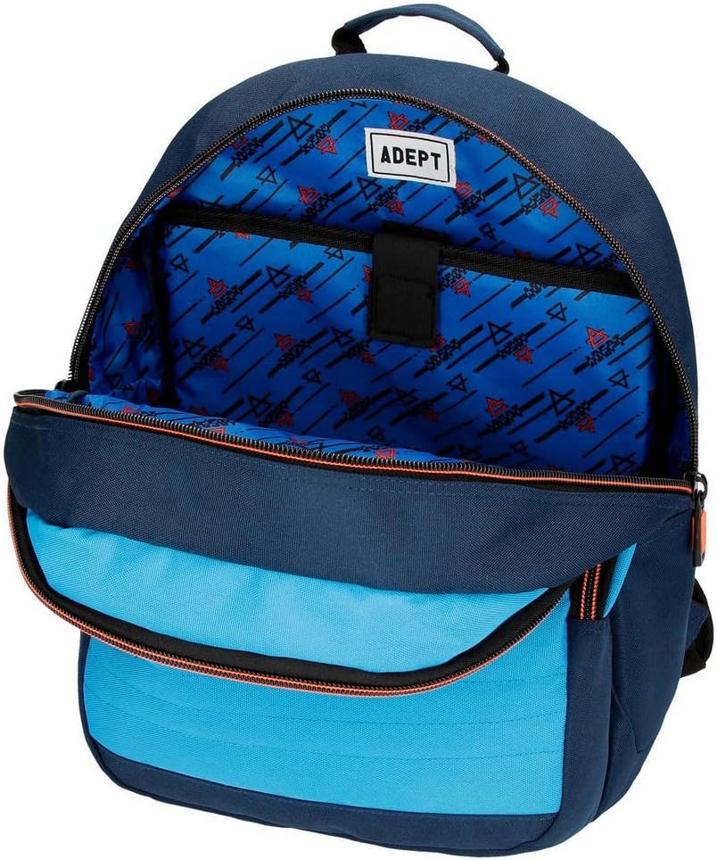 Adept 90923N1 Power Laptop-Rucksack mit Trolley Blau 32x42x16 cms Polyester 15,6" 21.5L Rucksack 42